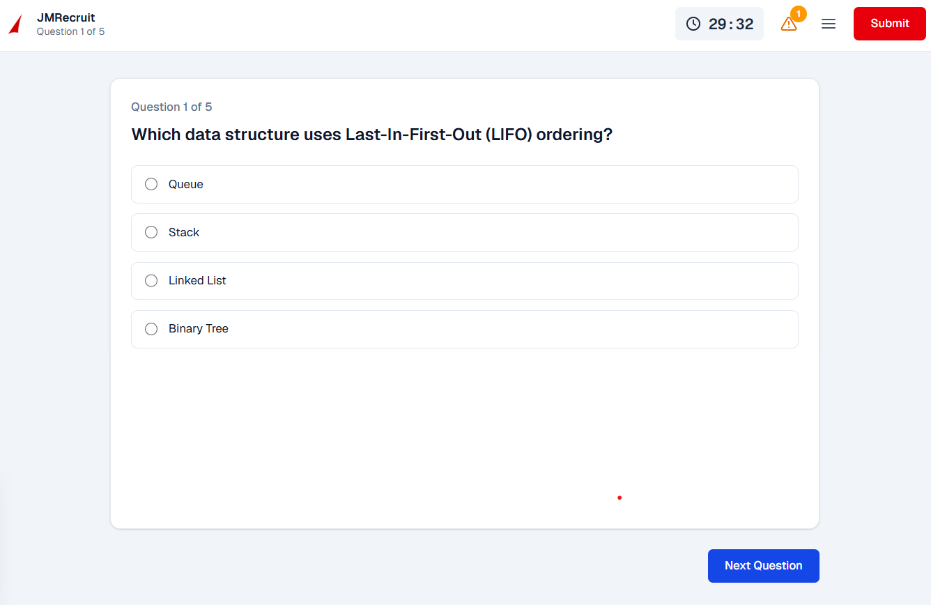Hyper Recruit Candidate Assessment and Proctoring Console